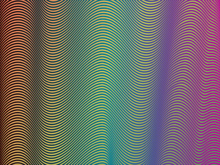 Abstract vibrant wave design with dynamic colors, perfect for eye-catching backgrounds, modern presentations, and creative marketing materials