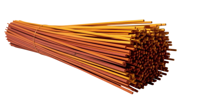 A bundle of incense sticks tied together, , ready to be used for meditation, relaxation, and creating a fragrant ambiance