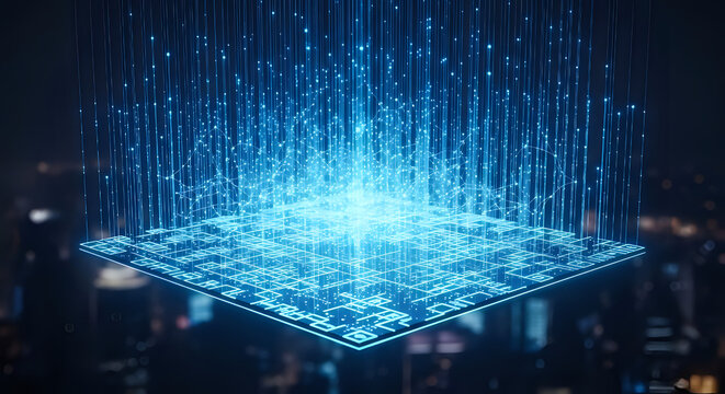 Futuristic technology network data ai artificial intelligence digital innovation connection concept on transparent background