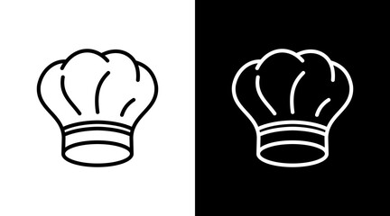 Chef Hat With Icon Set Design