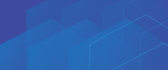 Blue geometric abstract background with overlap layer. Modern rounded square shapes creative design. Futuristic concept. Suit for cover, banner, brochure, business, header, website, presentation