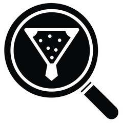 search icon with filters vector icon