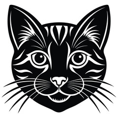 cat face vector icon