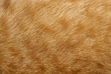 Fototapeta premium Close-up of orange cat fur, showing texture and color variations.