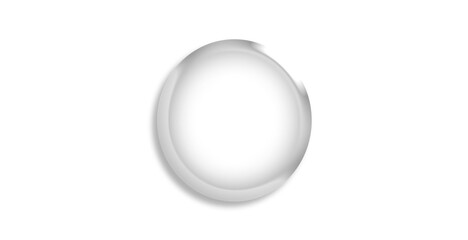 glass ball isolated on white