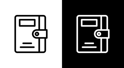 Agenda With Icon Set Design