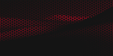 Geometric isometric triangles halftone cover design set