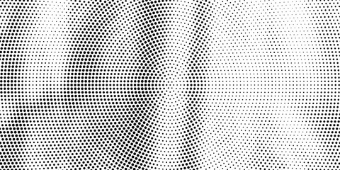 Monochrome Dots Background. Fade Texture. Vintage Pop-art Backdrop. Grunge Black and White Overlay. Vector illustration