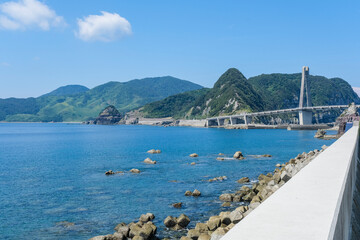 上甑島と中甑島を繋ぐ甑大明神橋