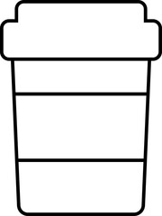 Cute coffee cup and drink container line