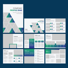 16 Page Company Profile Design