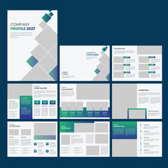 16 Page Company Profile Design