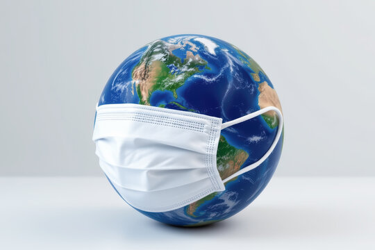 Global Health Protection with Masked Earth Representation