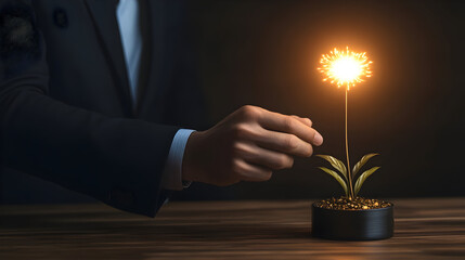 Dynamic financial data analysis on laptop screen shows modern charts and graphs, perfect for business presentations and investment strategies in a digital age