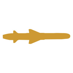 Stylized Rocket Icon