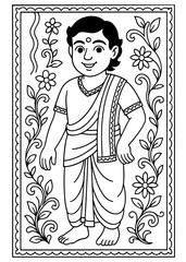 Sweet Children&rsquo;s Illustration in Minimal One-Color Style
Child and Cloud Character &ndash; Simple Cute Line Drawing
Minimalist Kids&rsquo; Story Illustration &ndash; Girl and Floating Cloud
Whimsical Cloud Following