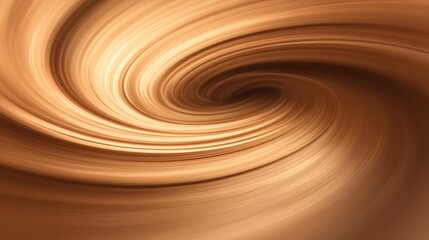 A swirling, warm-toned abstract pattern resembling smooth, flowing chocolate, evoking a sense of movement and comfort, blurred brown background