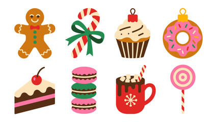 Holiday Sweets Assortment: A delectable array of festive treats, perfectly capturing the spirit of celebration and the sweetness of the season.