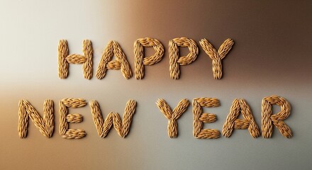 Happy New Year Celebration Festive Greeting