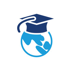 study abroad, international education colored icon vector design good for web or mobile app