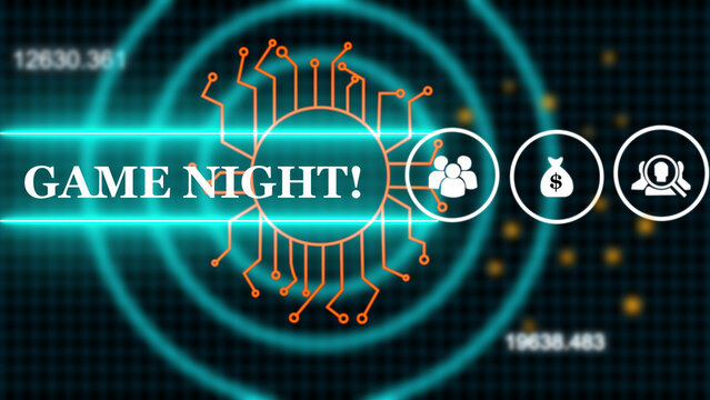 Writing note showing Game Night. Business concept for usually its called on adult play dates like poker with friends Male wear formal work suit presenting presentation	