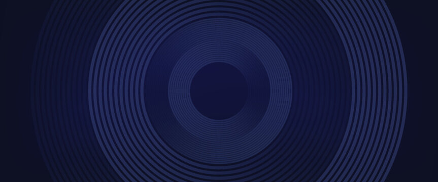 Bright blue dynamic abstract vector background with diagonal lines. 3d cover of business presentation banner for sale event night party. Fast moving soft circle wave line stripe decoration