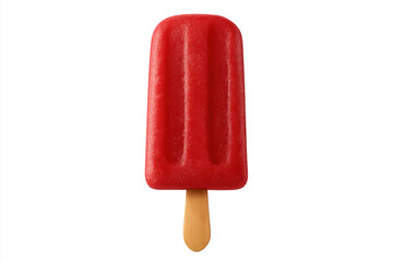 Red fruit ice pop frozen summer treat