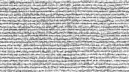 Obraz premium Black and white abstract textured woven pattern background vector