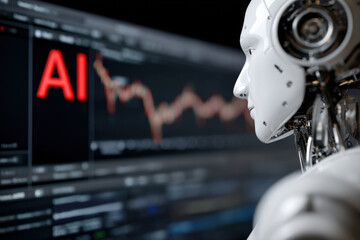 AI machine learning processing stock market data