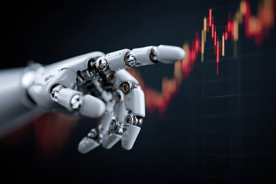 AI machine learning processing stock market data