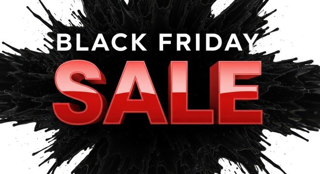 Massive Black Friday Sale Event Huge Discount Shopping Celebration