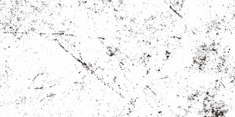 Grunge black ink splatter on white paper distressed texture scratches, scuffs, and distressed marks on a white paper background.