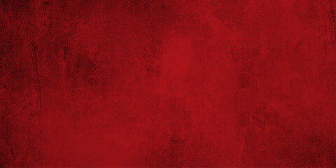 Deep Red Grunge Texture Abstract Background with Vintage Distressed Effect for Dramatic Design.