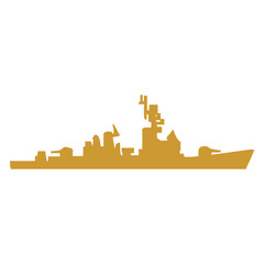 Fototapeta premium Strategic Naval Vessel