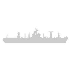 Fototapeta premium Ship Silhouette Icon