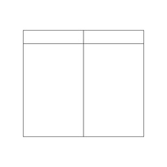 Blank Table Chart Template