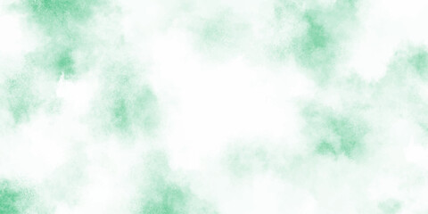 Abstract mint green watercolor texture background with soft cloudy and turquoise tones blended into cloudy, diffused splashes.	