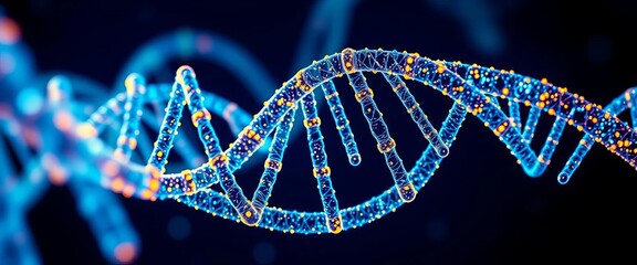 Intricate, glowing helix pattern resembling abstract DNA strands,  molecular,  energy