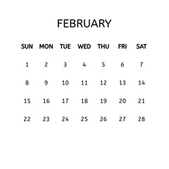 Agenda and calendar of 2026 for business.