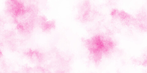 Abstract pink watercolor texture background with soft cloudy splashes white background subtle gradients and translucent layers.