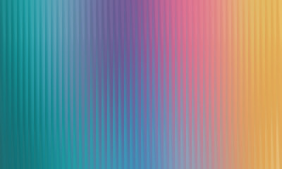 Colorful gradient background with vertical lines creates a vibrant and modern look