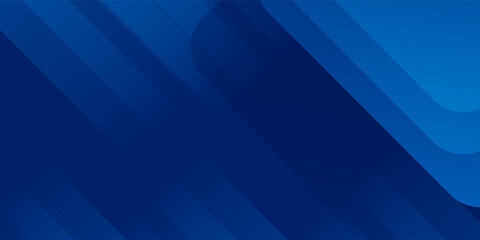 Obraz premium PrintAbstract blue background with glowing geometric lines. Modern blue gradient square shape design. Futuristic technology concept. Suit for brochure, corporate, website, poster, banner,