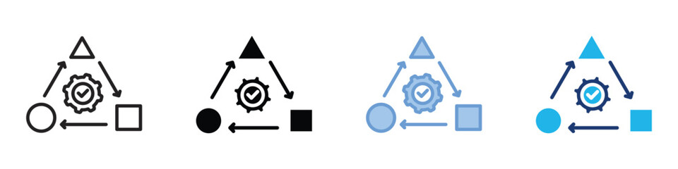 Adapt icon set multiple style collection