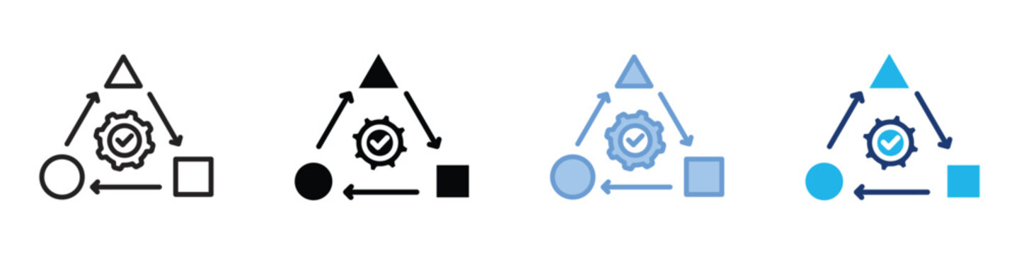 Adapt icon set multiple style collection