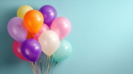 Multicolored Latex Balloons Array for Event Decoration and Visual Impact Enhancement