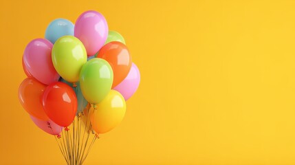 Multicolored Latex Balloons for Celebratory Events and Decorative Applications