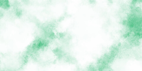 green grunge polished texture with soft clouds, Light green watercolor background subtle smoke texture dreamy mint ink cloud wash on white paper surface spring nature effect.	