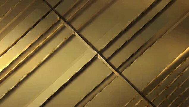 High resolution 4K animation of golden diagonal lines forming a smooth gradient backdrop ideal for modern web design social media graphics banners and visually striking digital content with luxurious