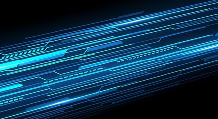 Abstract digital lines background design with modern technological appearance