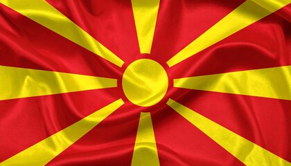 Flag of North Macedonia